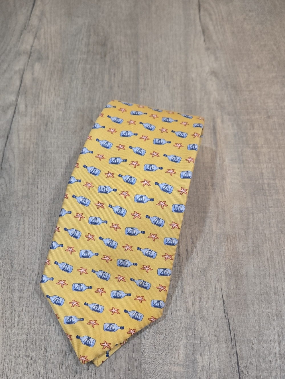 NWT! Brooks Brothers Yellow & Blue Tie!
